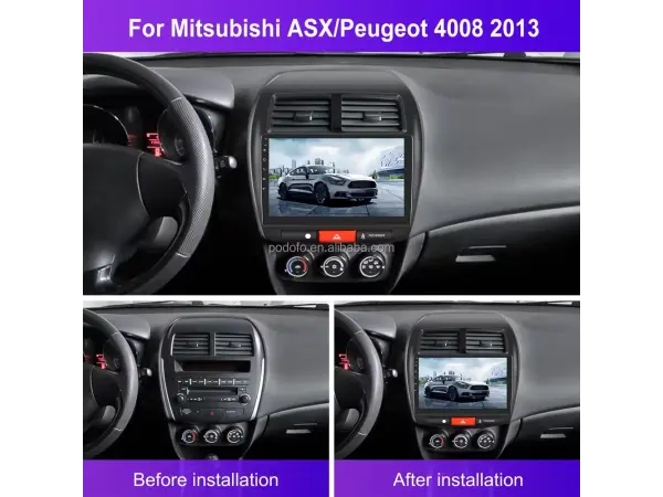 mitsubishi / peugeot 4008 (2013) 10.1"- redukcni ramecek a7101 pro autoradio 10,1"