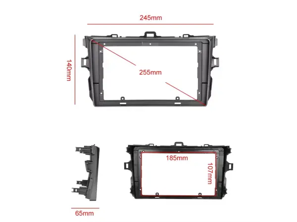 Toyota Corolla (2009-2013) -Reduk�n� r�me�ek A7278 pro autor�dio 9"