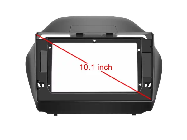 hyundai ix35 (2010-2015) 10,1"- redukcni ramecek a7146 pro autoradio 10,1" (matna cerna)