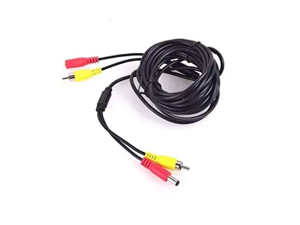 rca+dc kabel pro parkovaci kameru 20m