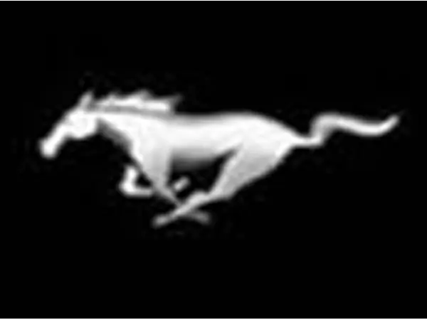 logo folie pro led logo projektor uni 2ks mustang