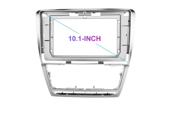 autoradio 10.1" lcd a2752 android 10 s rameckem pro skoda octavia ii 2007-2013 facelift