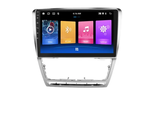 Autor�dio 10.1" LCD A2752 Android 10 s r�me�kem pro �koda Octavia II 2007-2013 facelift
