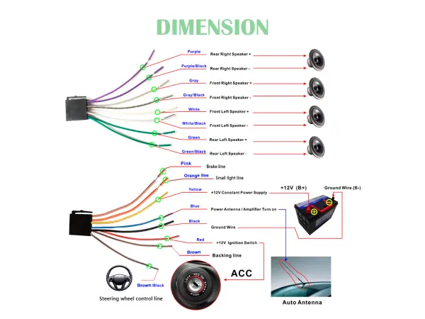 autoradio 7" touch screen, q3161 s rameckem pro sk-010 skoda octavia ii/yeti