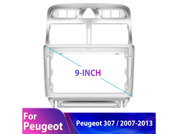 Autor�dio 9" LCD A3018 2GB+32GB Android 11 s r�me�kem pro Peugeot 307 2007-2016