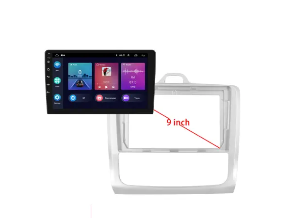 autoradio 9" lcd a3018 2gb+32gb android 11  s rameckem pro ford/focus 2004-2011