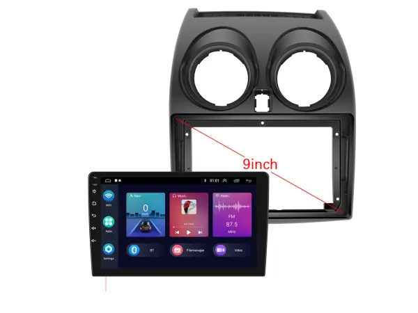 Autor�dio 9" LCD A3018 Android 11 s r�me�kem A7174 Nissan/Qashqai 2010-2016