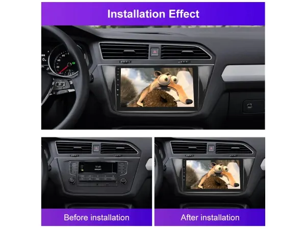 autoradio 10,1" lcd a3196 android 13 s rameckem  a7344 volkswagen passat 2016