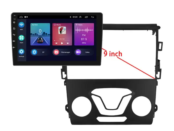 Autor�dio 9" LCD A3018 2GB+32GB Android 11 s r�me�kem A7025 pro Ford Mondeo 2013