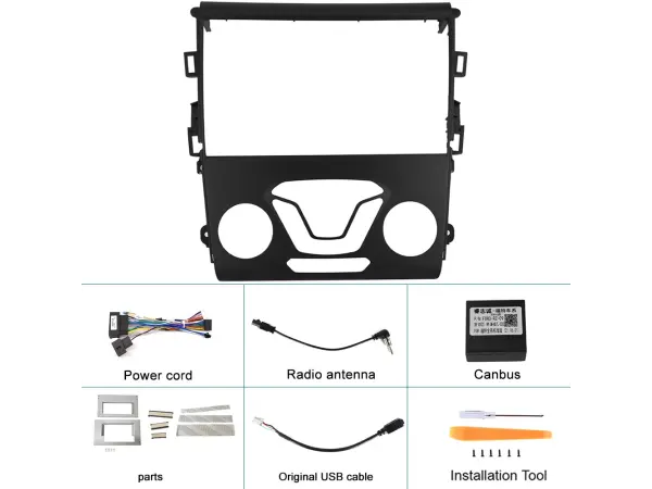 autoradio 9" lcd a3018 2gb+32gb android 11 s rameckem a7025 pro ford mondeo 2013