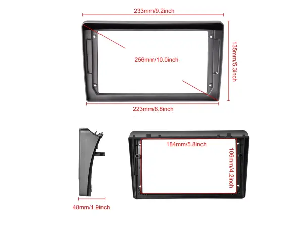 autoradio 9" lcd a3018 android 11 s rameckem a7688 pro peugeot 407 2004-2008 (stribrnoseda)