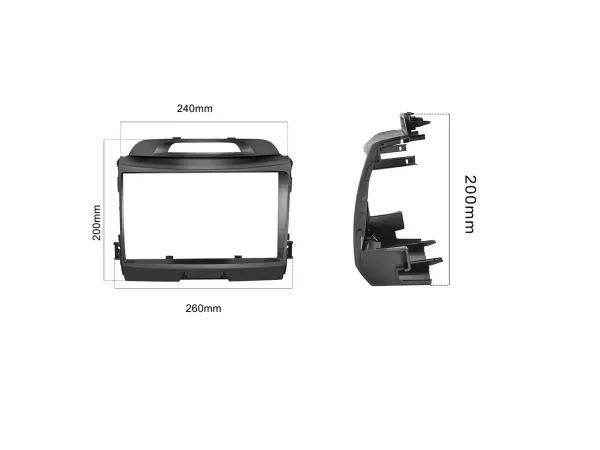 Autor�dio 9" LCD A3018 Android 11 s r�me�kem A7172 pro Kia Sportage 2010-2016