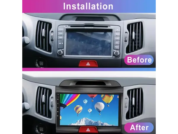 Autor�dio 9" LCD A3018 Android 11 s r�me�kem A7172 pro Kia Sportage 2010-2016