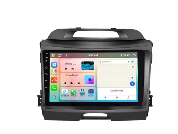 Autor�dio 9" LCD A3018 Android 11 s r�me�kem A7172 pro Kia Sportage 2010-2016