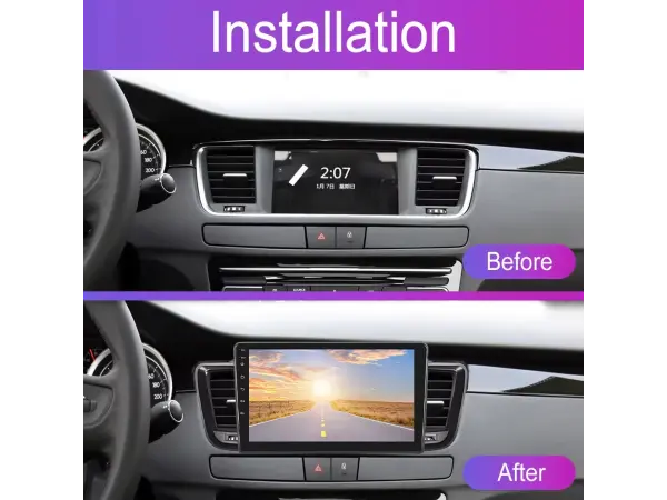 autoradio 9" lcd a3018 android 11 s rameckem  a7189 pro peugeot 508 (2012-2016)