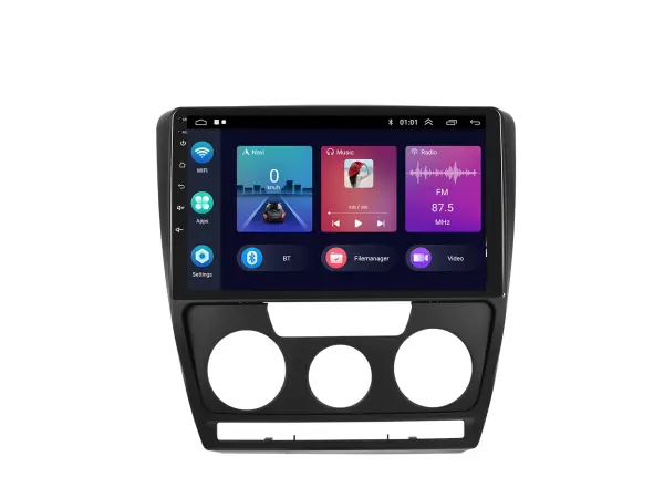 Autor�dio 10.1" LCD A2752 Android 10 s r�me�kem A7783 pro �koda Octavia 2004-2014 black