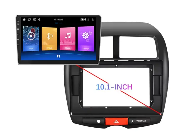 autoradio 10.1" lcd a2752 android 10 s rameckem a7101 pro mitsubishi/peugeot 4008