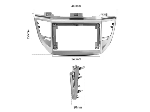 Autor�dio 9" LCD A3018 Android 11 s r�me�kem A7121 pro Hyundai Tucson 2015-2017
