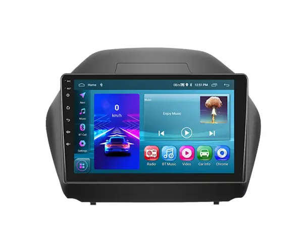 Autor�dio 10,1" LCD A3196 Android 13 s r�me�kem  A7146  pro Hyundai IX35 2010-2015 (matn� �ern�)