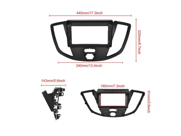 autoradio 9" lcd a3018 android 11 s rameckem a7781 pro ford transit/tourneo