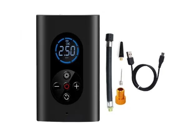 Dob�jec� kompresor W7448 s displejem pro pneumatiky