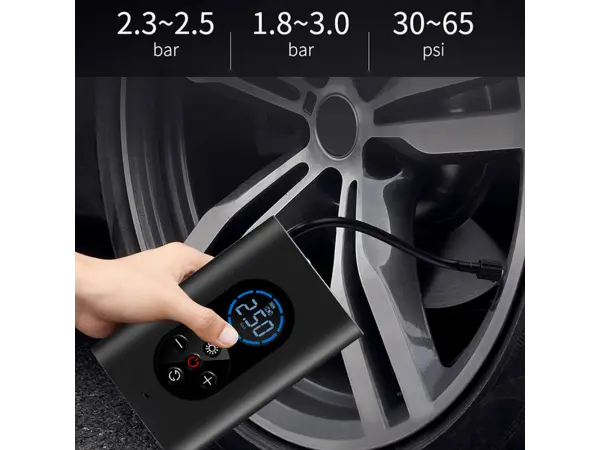 Dob�jec� kompresor W7448 s displejem pro pneumatiky