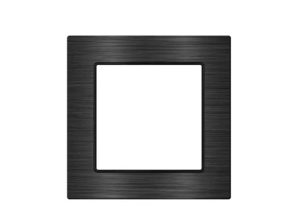 unic zasuvka 2xrj45 cat6 v ramecku 82mm, slitina hliniku cerna