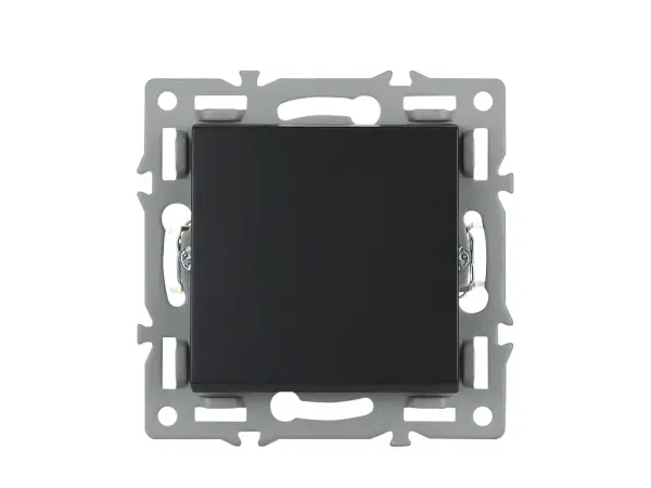 unic vypinac krizovy c.7 v ramecku 82mm, plast cerny