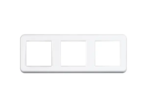 unic ramecek 224mm pro 3 moduly plast bily