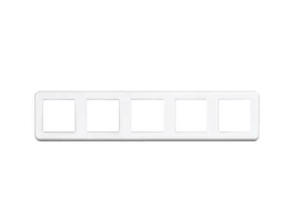 unic ramecek  pro 5 modulu plast bily