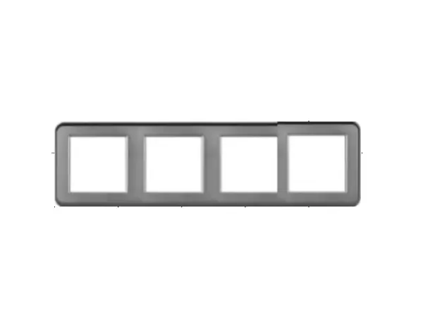 unic ramecek  295mm pro 4 moduly plast sedy