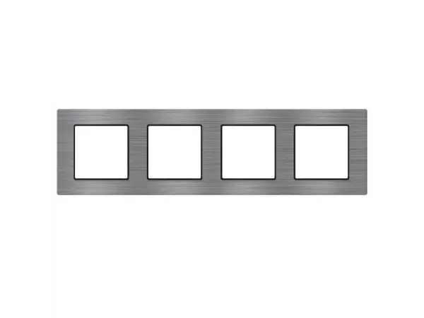 unic ramecek 295mm pro 4 moduly, slitina hliniku sedy