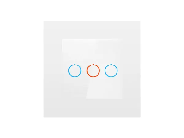 sran wifi trojvypinac v ramecku plast bily