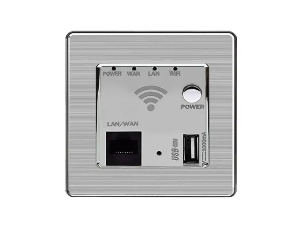 sran wifi socket vcetne ramecku nerez ocel