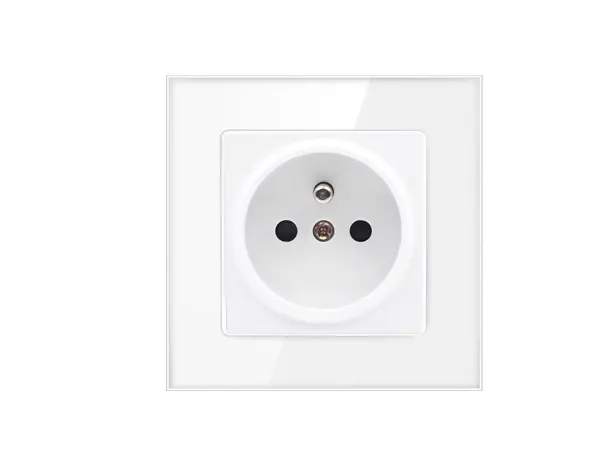 SRAN Elektrick� z�suvka 230V b�l� sklo