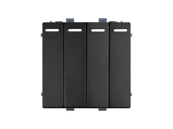 sran elektricka zasuvka 230v+2*usb + 4vypinac v ramecku, sklo cerny