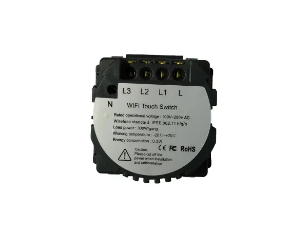 sran zasuvka 230v+2xusb + aiwifi trojvypinac s dvojrameckem sklo cerny