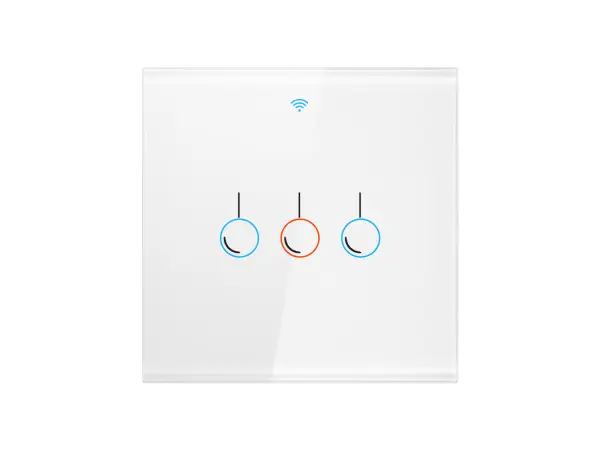 wifi ai chytry trojvypinac bily