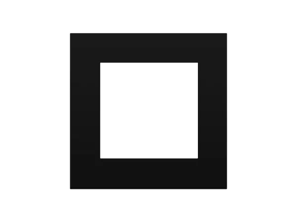 sran ramecek pro 1 modul plast cerny