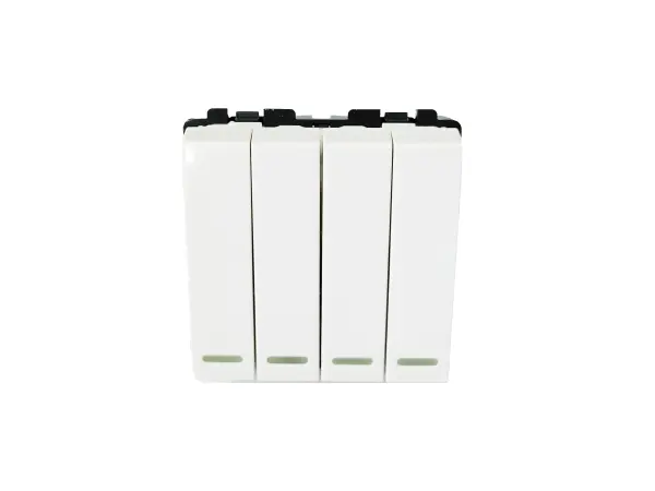 sran bily modul mds04p 4vypinac do ramecku 86mm