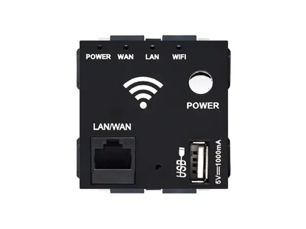 sran cerny modul wifi socket repeater do ramecku