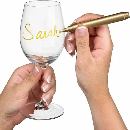 popisovac na sklo a keramiku zlaty