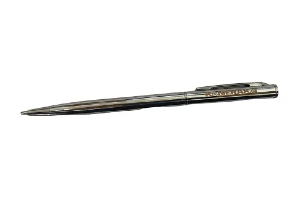 kovove kulickove pero s logem stribrna barva