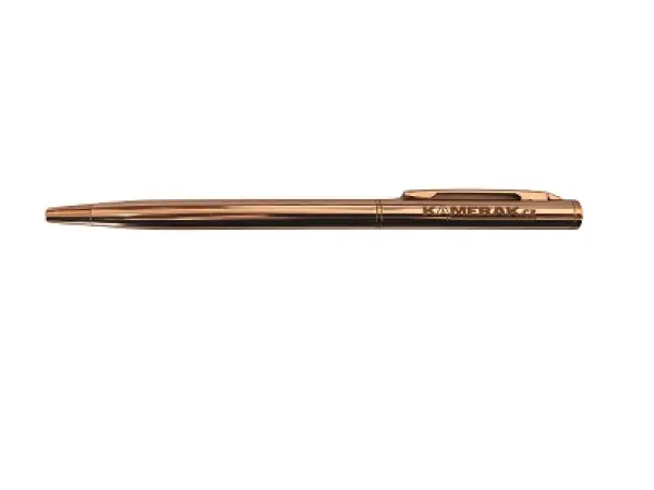 Kovov� kuli�kov� pero s logem zlat� barva 