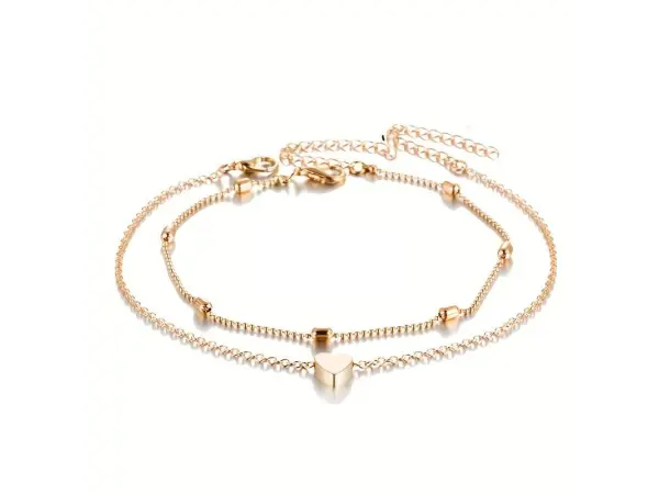 privesek na nohu ze slitiny v barve zlate