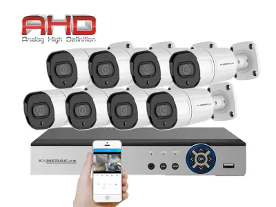 8 kamerov� syst�m AHD HE8-63E 5Mpx