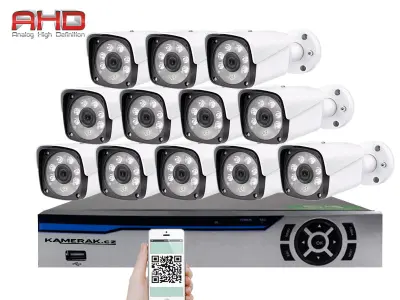 12 kamerov� syst�m AHD HE12-55A 2Mpx