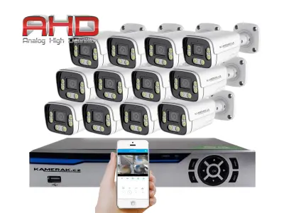 12 kamerov� syst�m AHD HE12-54E 5Mpx