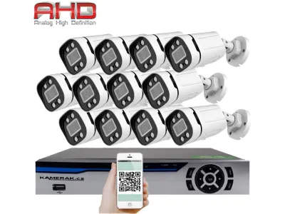 12 kamerov� AHD set AHD HE12-59E 5Mpx