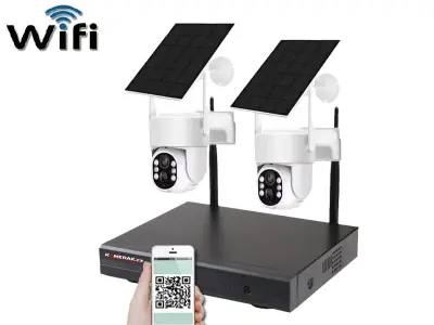 Bezdr�tov� sol�rn� kamerov� syst�m IP Pro WIP2-211B 4MPx